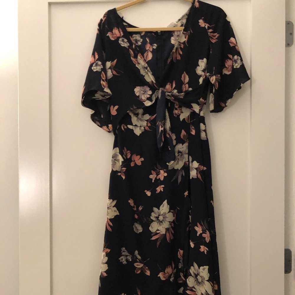 midi floral dress